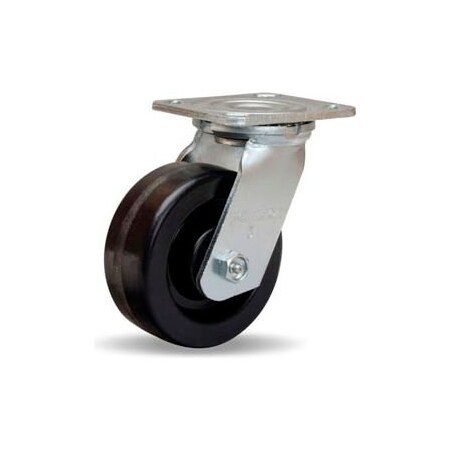 Hamilton Casters Hamilton Standard Cold Forged Swivel 5 x 2 Plastex Roller 900 Lb. Caster S-525-P
